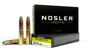 Nosler Ballistic Tip Rifle Ammunition 300 Blackout 220 gr. BT SP 20 rd. - 61050 Nosler Ballistic Tip Rifle Ammunition 300 Blackout 220 gr. BT SP 20 rd. - 61050