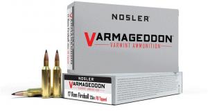 Nosler Varmageddon Rifle Ammunition 17 Rem. Fireball 20 gr. VG FBT 20 rd. - 63100