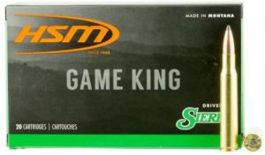 HSM Game King Rifle Ammunition 300 WSM Sierra Spitzer BT 180 gr. 20 rd. - HSM-300WSM-41-N HSM Game King Rifle Ammunition 300 WSM Sierra Spitzer BT 180 gr. 20 rd. - HSM-300WSM-41-N