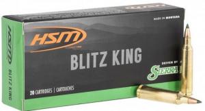 HSM Varmint Rifle Ammunition 22-250 Rem. BlitzKing 50 gr. 20 rd. - HSM-22-250-3-N HSM Varmint Rifle Ammunition 22-250 Rem. BlitzKing 50 gr. 20 rd. - HSM-22-250-3-N