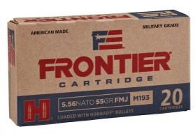 Hornady Frontier Rifle Ammo 5.56 NATO 55 gr. FMJ 50 rd. - FR2005