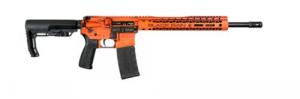 Black Rain Ordnance Spec Plus Fusion Orange Battleworn 223 Remington/5.56 NATO AR15 Semi Auto Rifle - BROFUSIONOB
