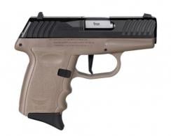 SCCY DVG-1 RD Flat Dark Earth/Black 9mm Pistol Red Dot Ready - DVG1CBDERDR