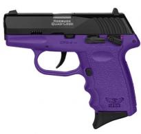 SCCY 380 Black Slide Purple Grip - CPX4CBPUG3