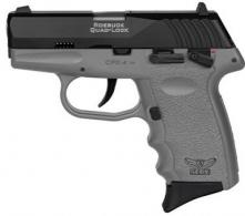 SCCY 380 Black Slide Gray Grip - CPX4CBSGG3