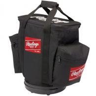 Rawlings Baseball Bucket Ball Bag-Black - RBALLB-B