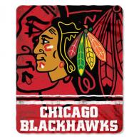 Chicago Blackhawks Fade Away Fleece Throw - 1NHL031020004RE