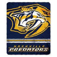 Nashville Predators Fade Away Fleece Throw - 1NHL031020030RE