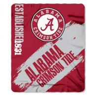 Alabama Crimson Tide Painted Fleece Throw - 1COL031020018RE