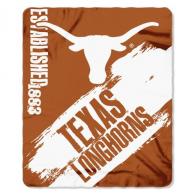 Texas Longhorns Painted Fleece Throw - 1COL031020036RE