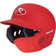 Rawlings Mach EXT Batting Helmet-Scarlet-SR-RH - MACHEXTR-S7-SR