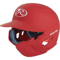 Rawlings Mach EXT Batting Helmet-Scarlet-JR-RH - MACHEXTR-S7-JR