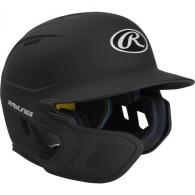 Rawlings Mach EXT Batting Helmet-Black-JR-LH - MACHEXTL-B7-JR