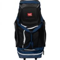 Rawlings Wheeled Equipment Bag - Navy - R1502-N