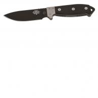 Utica UTKS4 Fixed 4.5 in Black Blade Black Micarta Handle - 11-UTKS4