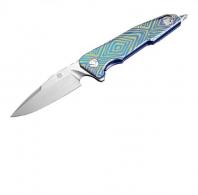 Artisan Predator Folder 3.74 in S35VN Blade Titanium Handle - 1706G-BU03