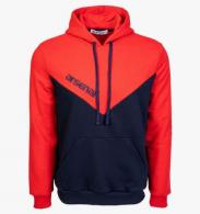 Arsenal Medium Blue / Red Sport Cotton-Poly Relaxed Fit Pullover Hoodie - ARS-H3-BLRD-M