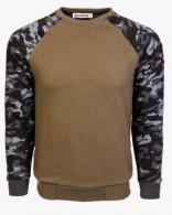 Arsenal X-Large Khaki / Black Camo Cotton-Poly Standard Fit Pullover Sweate - ARS-S1-BKCM-XL