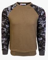Arsenal Large Khaki / Camo Series Utility Cotton-Poly Standard Fit Pullover - ARS-S1-KHCM-L