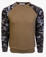 Arsenal Small Khaki / Camo Series Utility Cotton-Poly Standard Fit Pullover - ARS-S1-KHCM-S