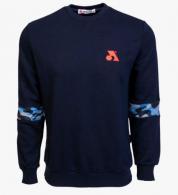 Arsenal Small Blue Cotton-Poly Standard Fit Flex Pullover Sweater - ARS-S7-BLCM-S