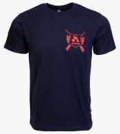 Arsenal Large Blue Cotton Relaxed Fit Classic T-Shirt - ARS-T1-BL-L