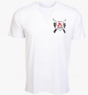 Arsenal Large White Cotton Relaxed Fit Classic T-Shirt - ARS-T1-WT-L