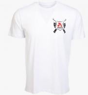 Arsenal Large White Cotton Relaxed Fit Classic T-Shirt - ARS-T1-WT-L