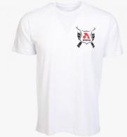 Arsenal Large White Cotton Relaxed Fit Classic T-Shirt - ARS-T2-WT-L