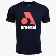 Arsenal Large Blue Cotton Relaxed Fit Logo T-Shirt - ARS-T3-BL-L