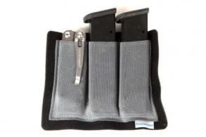 Blue Force Gear-Ten-Speed Triple Pistol Dapper Pouch - Wolf Gray - BFG-DAP-TSP-PISTOL-3-WF