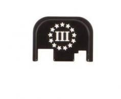 Cruxord For Glock Back Plate 3 Percenter For Glocks Gen 1-4 - CRUX-CG-054B3 Cruxord For Glock Back Plate 3 Percenter For Glocks Gen 1-4 - CRUX-CG-054B3
