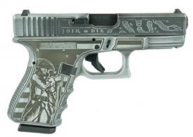 Glock G19 Gen3 9mm Compact 4 Austria-Patriot Gray Live or Die 15+1