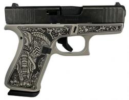 GLOCK 43X 9MM-Elephant Engraving Gray Steel - PX4350201ELEGRS GLOCK 43X 9MM-Elephant Engraving Gray Steel - PX4350201ELEGRS