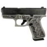 GLOCK 43X 9MM-Elephant Engraving Gray Steel