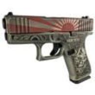 GLOCK 43X 9MM BLACK FXD AUSTRIA-Rising Sun Bushido Battle Wo - PX4350201RSBSBW