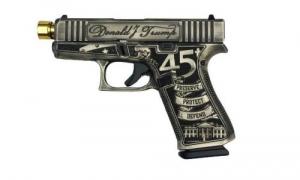 GLOCK 43X 9MM BLACK FXD AUSTRIA-Trump Gold Barrel - PX4350201TGB GLOCK 43X 9MM BLACK FXD AUSTRIA-Trump Gold Barrel - PX4350201TGB