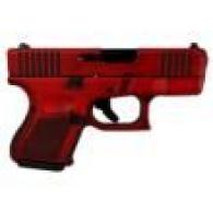 GLOCK G26 GEN5 9MM FXD W/FRONT SERRATIONS 10RD-Red Distresse