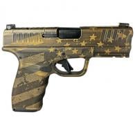 Springfield Armory Hellcat Pro 9mm Distressed Flag Burnt Bronze - HCP9379BOSPDISFLAGBB