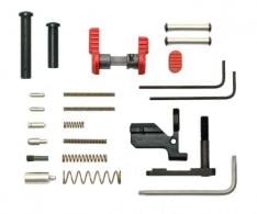 Armaspec AR10 Gun Builders Stainless Kit - Red - ARM150-RED