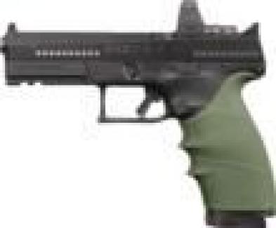 HandAll Beavertail Grip Sleeve CZ P-10 Full Size 9mm OD Gree