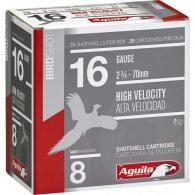 Aguila High Velocity Roundgun Game Load 16 ga. 2.75 in. 1 1/8 oz. 8 Round 25 Aguila High Velocity Roundgun Game Load 16 ga. 2.75 in. 1 1/8 oz. 8 Round 25