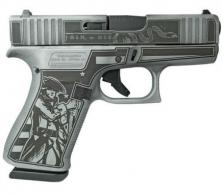 GLOCK 43X 9MM FXD AUSTRIA-LIBERTY OR DEATH
