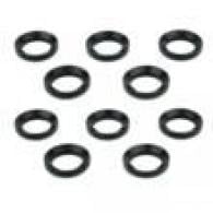 AR15/.223 MUZZLE BRAKE CRUSH WASHER/STEEL BLACK 10 PCS