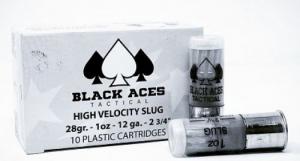 Main product image for BLACK ACES TACTICAL AMO 12GA SLUG 1650FPS 2 3/4 1O...