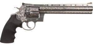 Colt Anaconda .44 Magnum, 8" Engraved Stainless Revolver - DAV12447 Colt Anaconda .44 Magnum, 8" Engraved Stainless Revolver - DAV12447