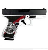 Ajax White Pearlite Polymer Revolver Grip For Smith & Wesson
