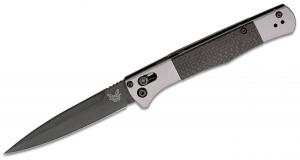 Benchmade Fact AUTO Folding Knife 3.95" S90V Black DLC Spear Point Blade - 4170BK