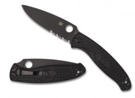 Spyderco Resilience BL/PL Black FRN - C142PBBK