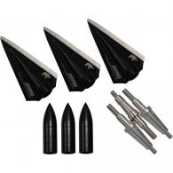 Bear Razor Head VWS Single Bevel Broadhead Kit 150-250 gr. 3 pk. - BT175SB